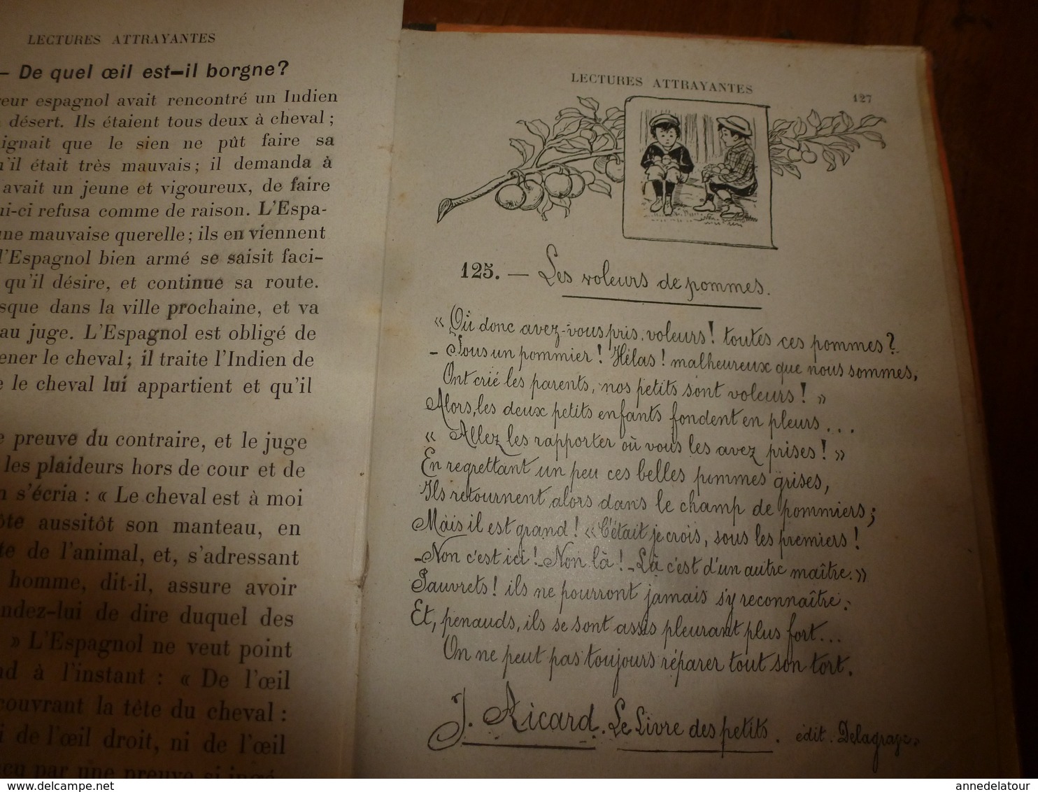 1908 Les LECTURES ATTRAYANTES -  récits choisis des auteurs les plus intéressants