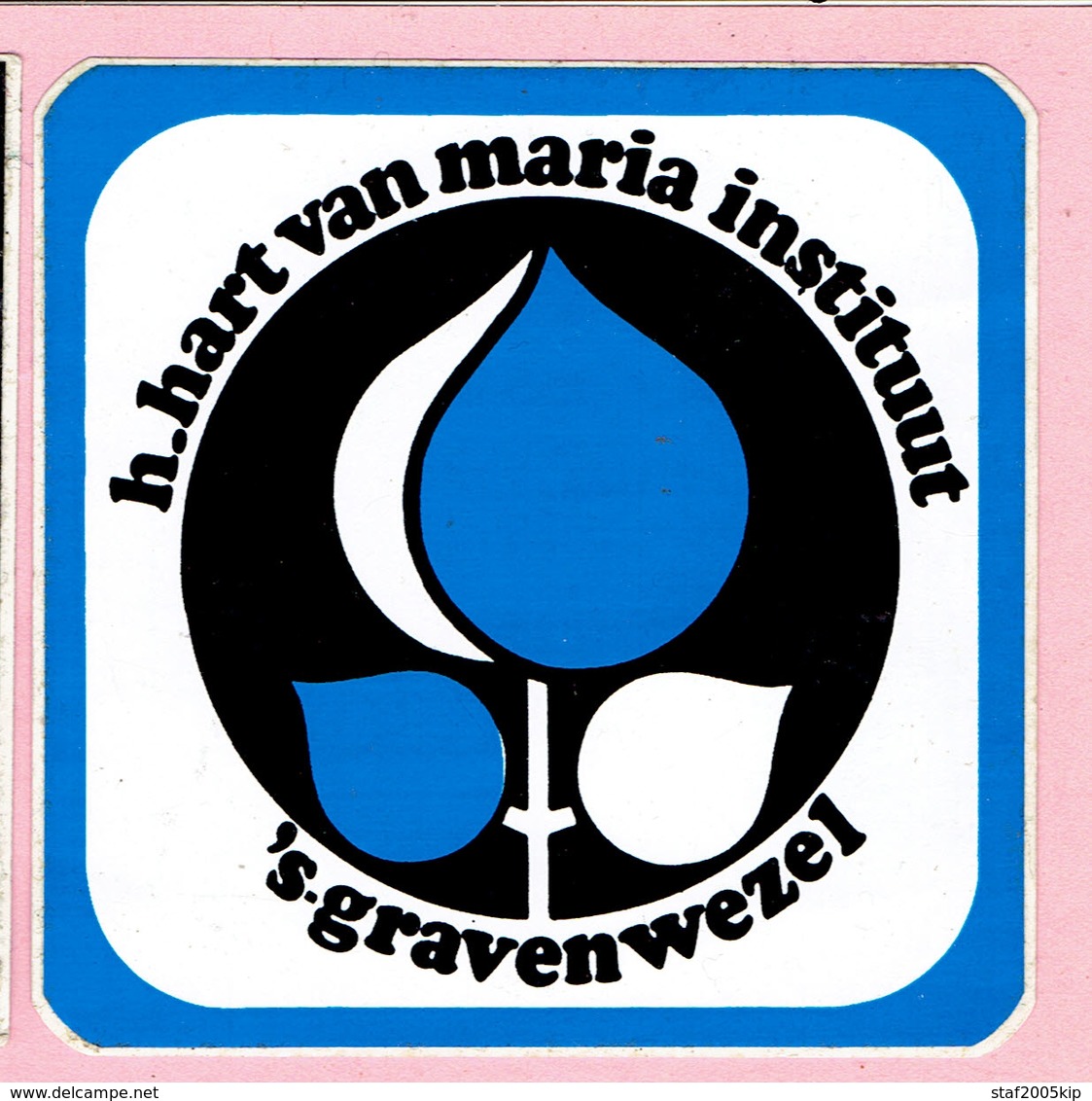 Sticker - H.Hart Van Maria Instituut - S'Gravenwezel - Autocollants