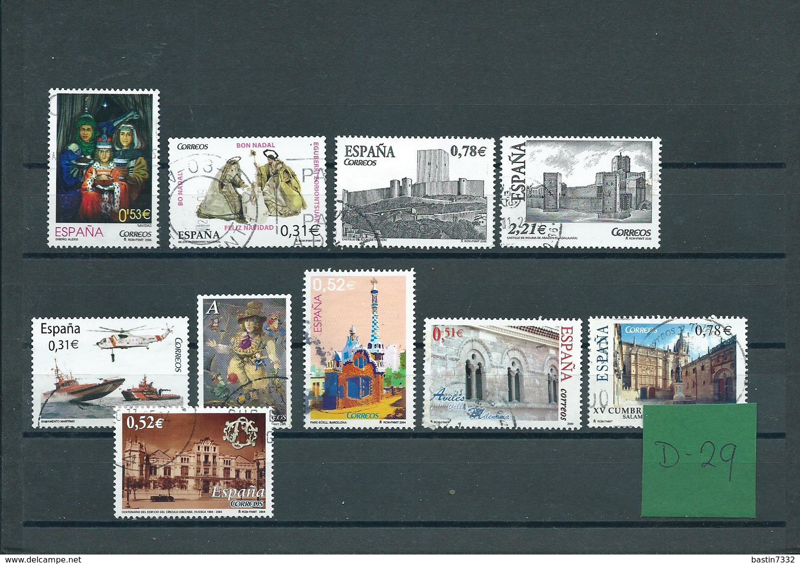 Spain 10x Stamps Used/gebruikt/oblitere(D-29) - Gebruikt