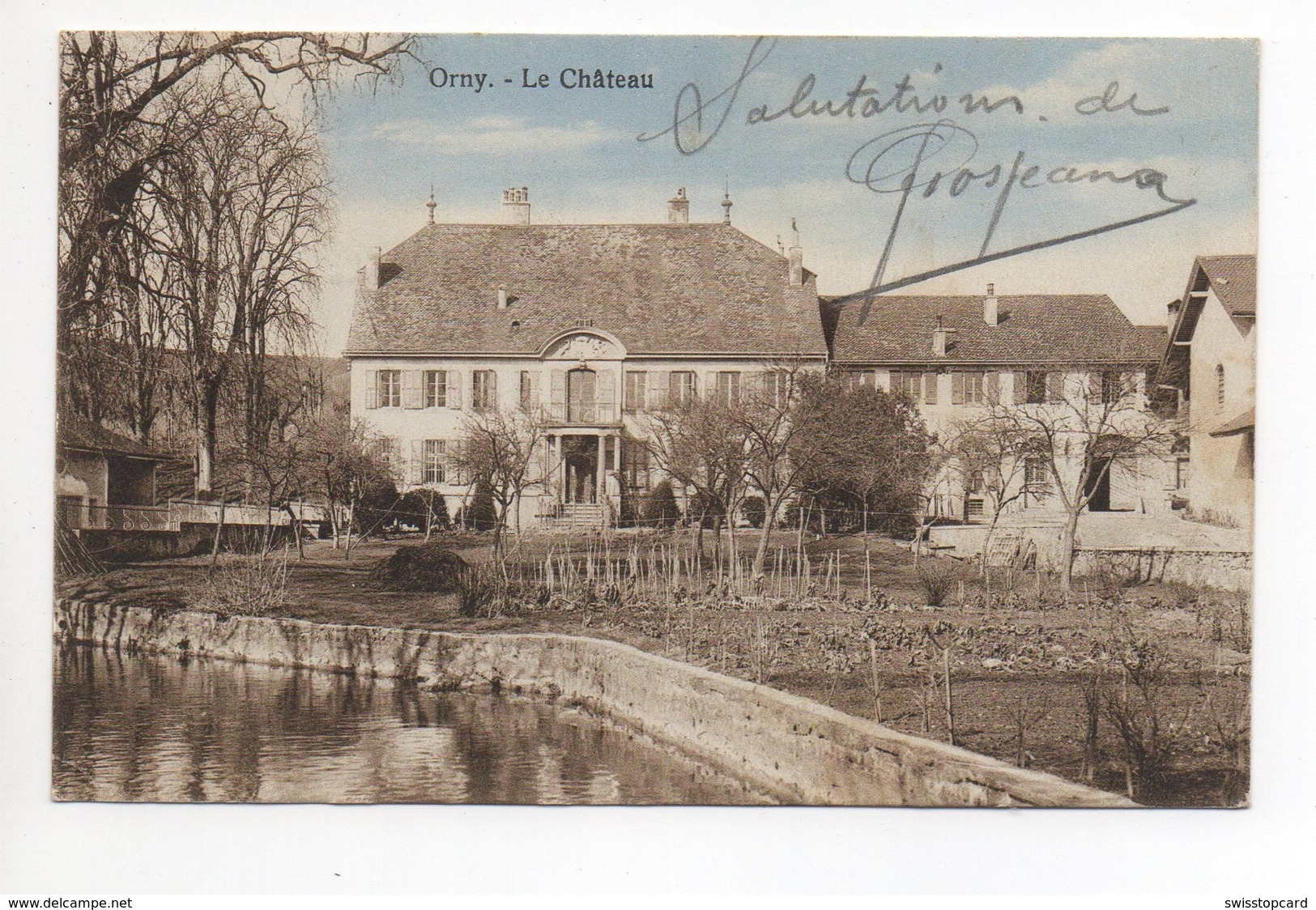 ORNY Le Château Gel. 1919 V. Pompaples - Pompaples