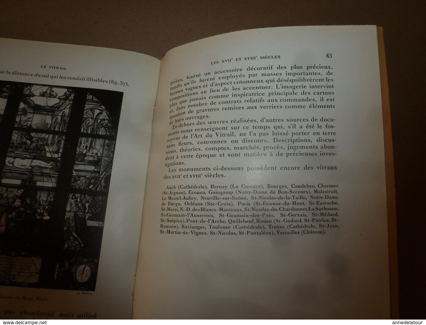 1948  Les Arts Décoratifs  -  LE VITRAIL du XIIe au XVIIIe siècle - Par Félix Gaudin peintre-verrier  (50 illustrations)