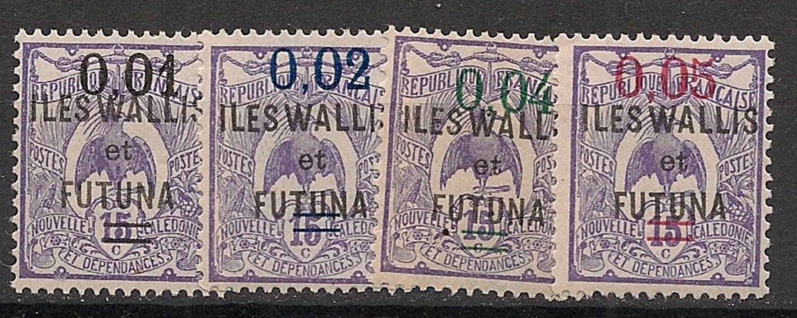 Wallis Et Futuna - 1922 - N°Yv. 26 à 29 - Série Complète - Neuf Luxe ** / MNH / Postfrisch - Unused Stamps