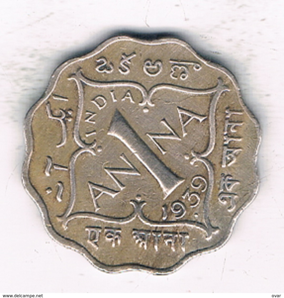 1 ANNA 1939  INDIA/2091/ - Indien