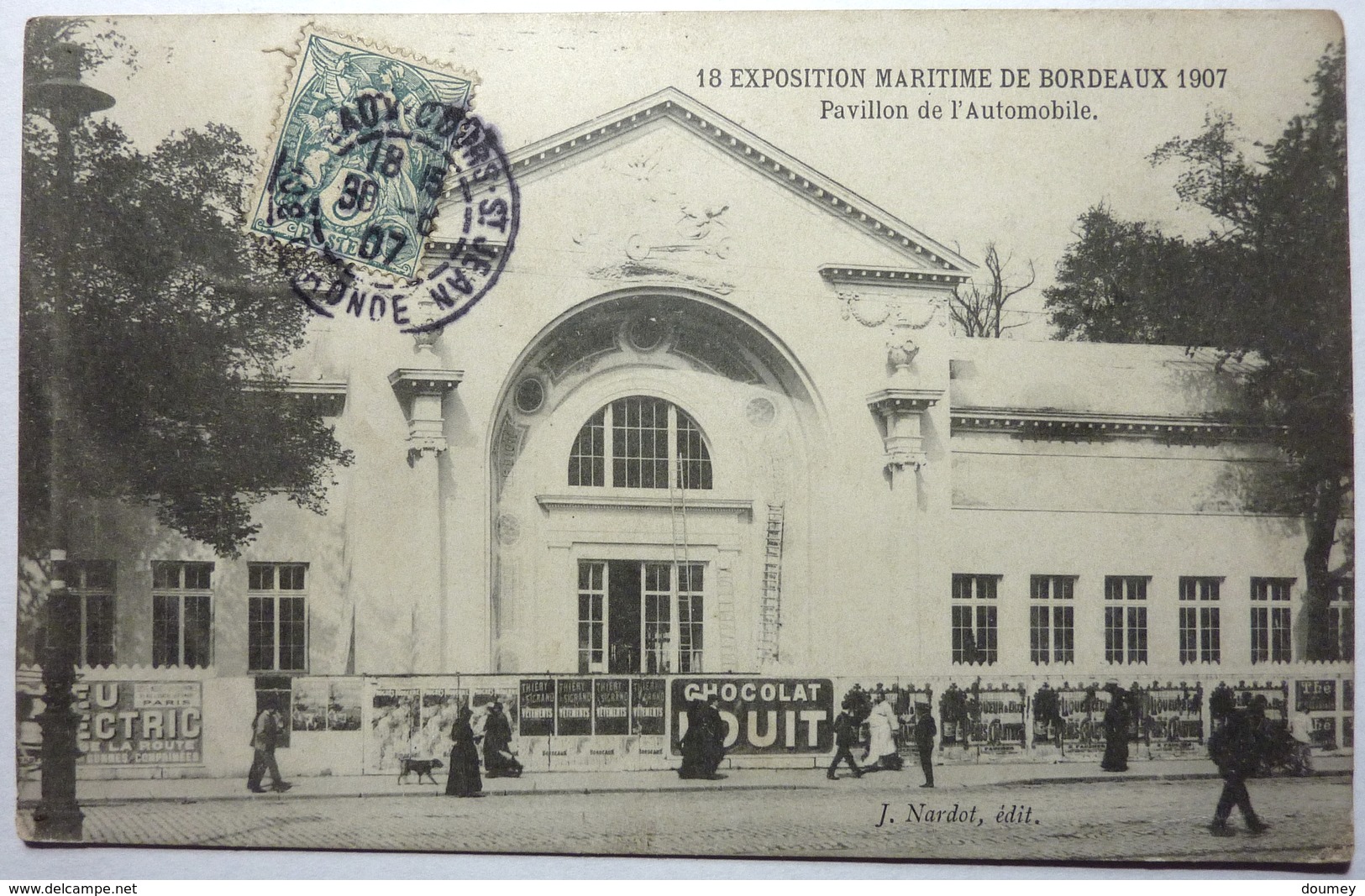 PAVILLON DE L'AUTOMOBILE - EXPOSITION MARITIME DE BORDEAUX 1907 - Bordeaux