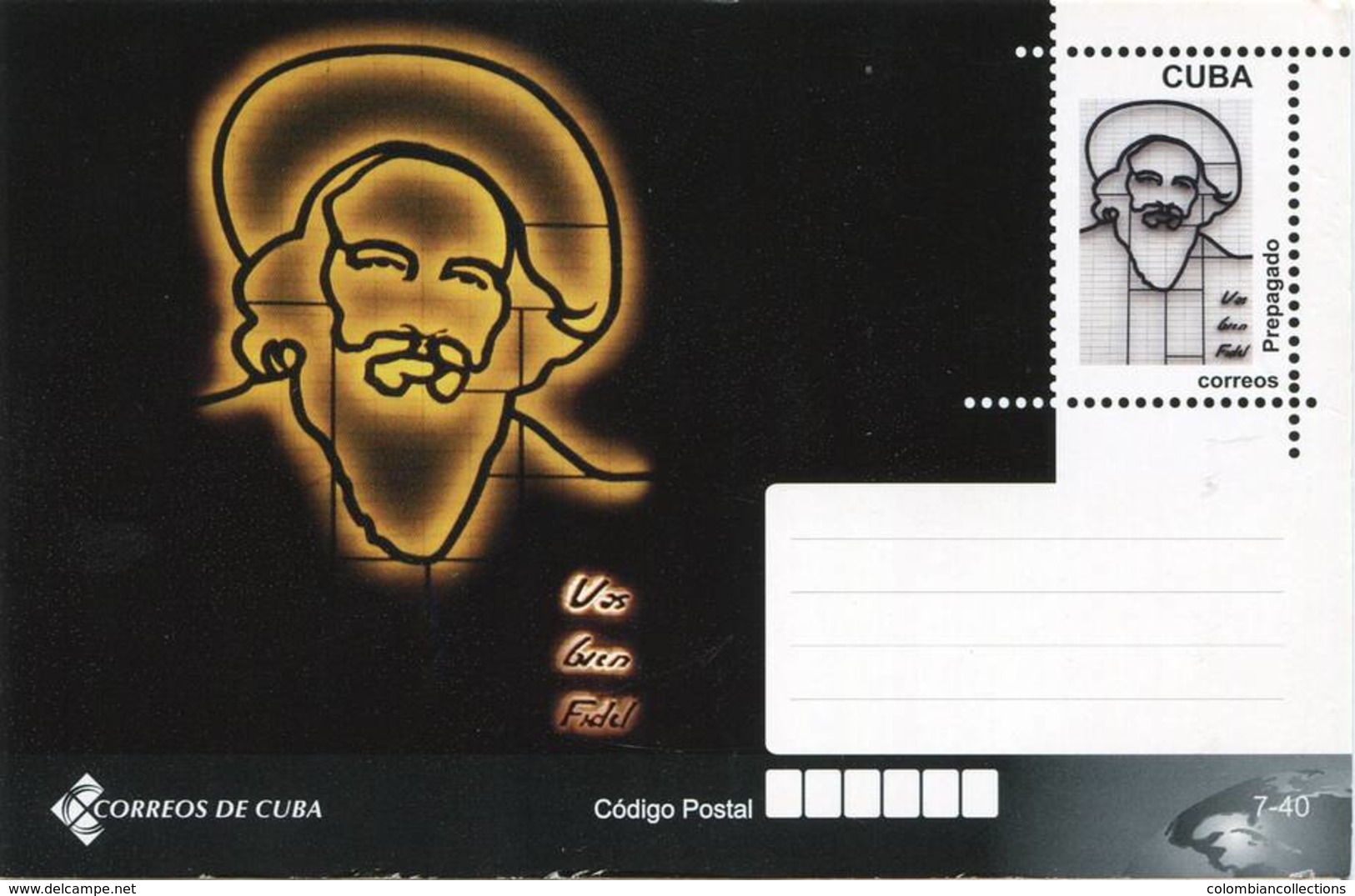 Lote TP26a, Cuba, 2011, Entero Postal, Postal Stationery, Camilo Cienfuegos - Tarjetas – Máxima