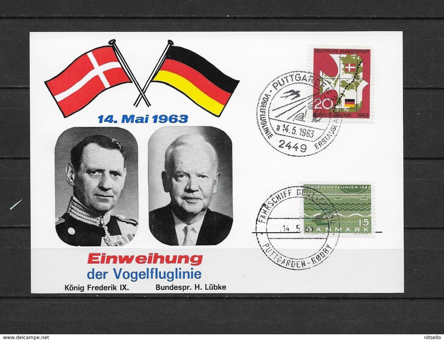 POSTALES EUROPA  ///  POSTALES ALEMANIA CON SELLOS Y MATASELLOS CONMEMORATIVO - Other & Unclassified