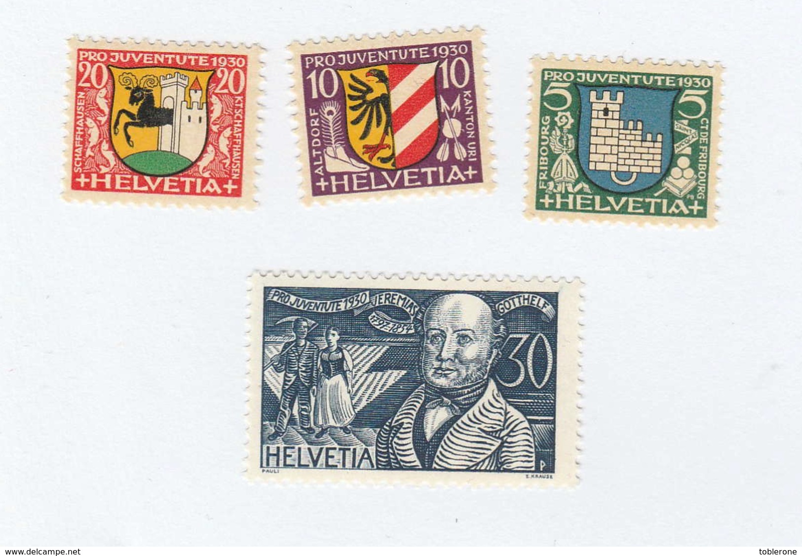 SUISSE N°  246/249 Neufs **   Cote 6,50 Euros - Unused Stamps