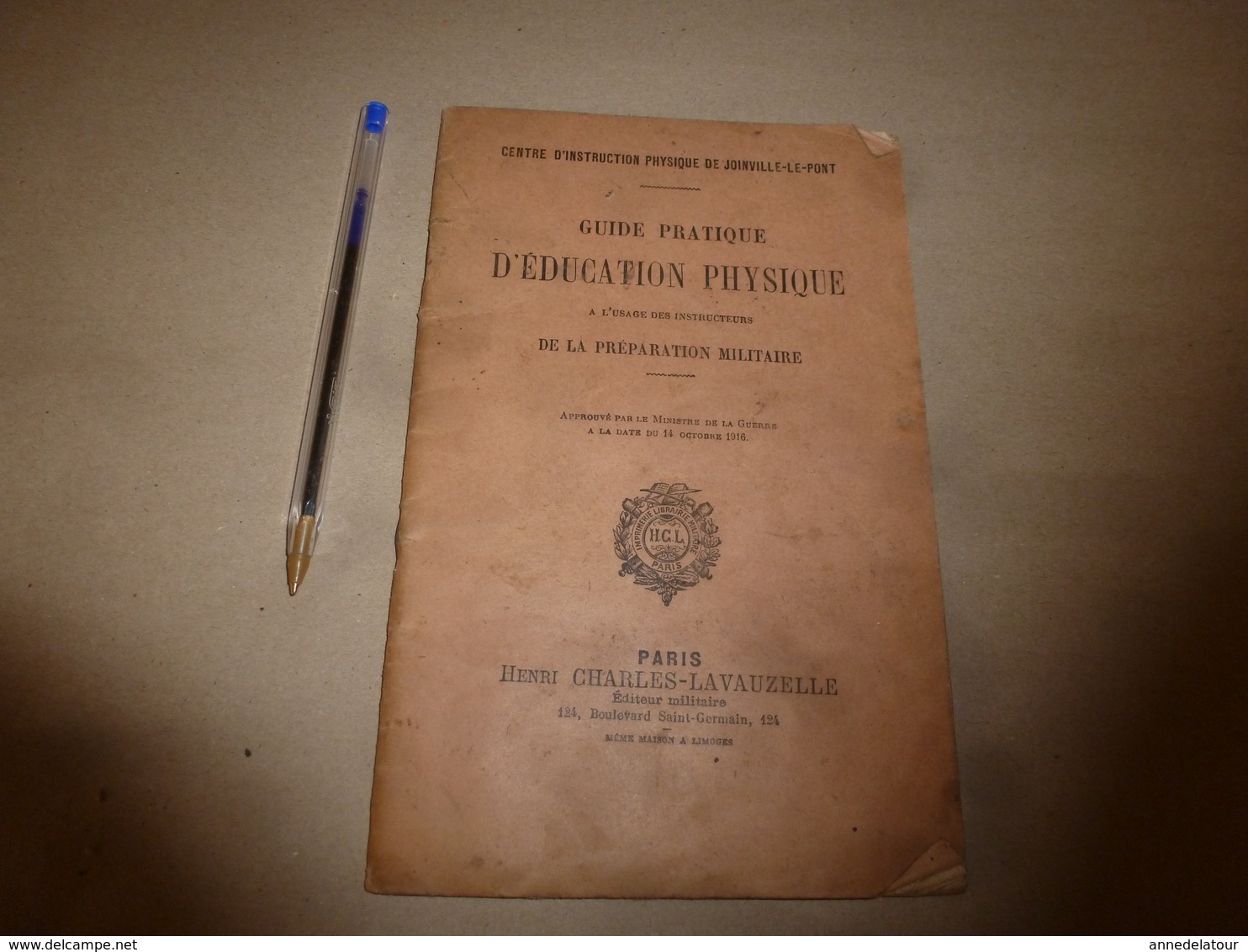 1916 Préparation Militaire Au CENTRE D'INSTRUCTION PHYSIQUE De JOINVILLE-le-PONT : Guide Pratique D'Education Physique - Altri & Non Classificati