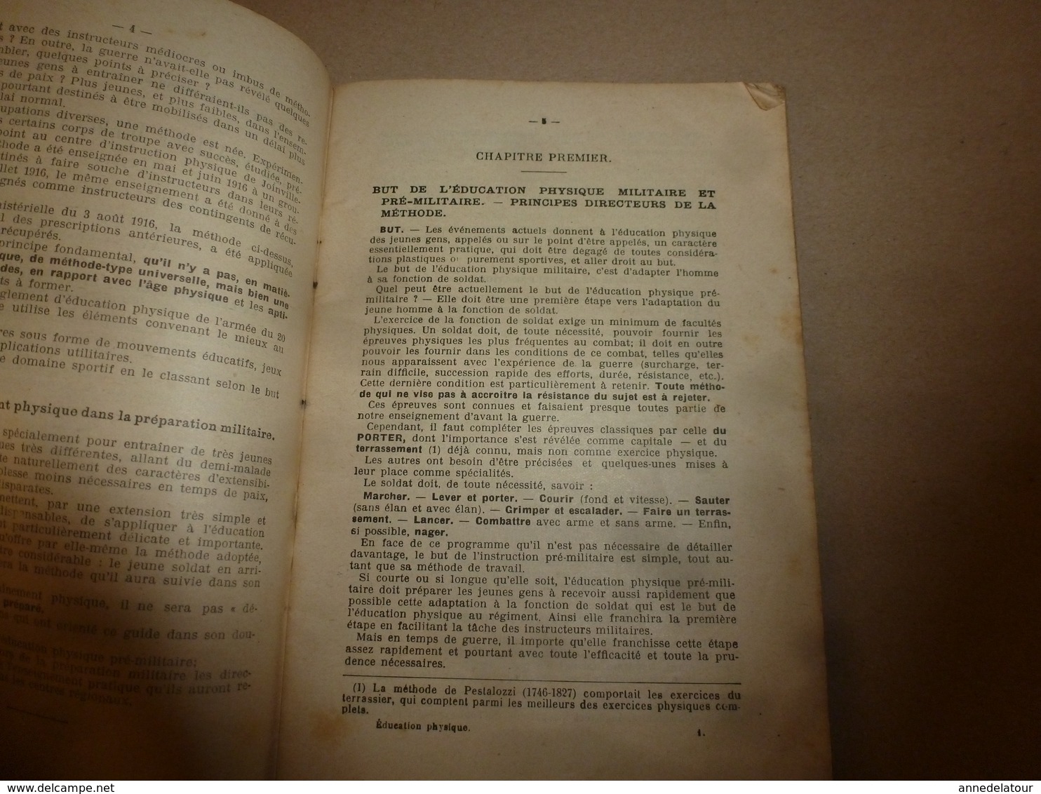 1916 Préparation Militaire Au CENTRE D'INSTRUCTION PHYSIQUE De JOINVILLE-le-PONT : Guide Pratique D'Education Physique - Altri & Non Classificati