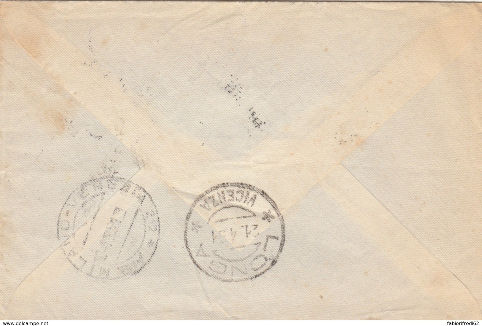 ESPRESSO 1951 CON 60 L. TIMBRO LONGA AMB. MILANO VENEZIA (LV508 - 1946-60: Storia Postale