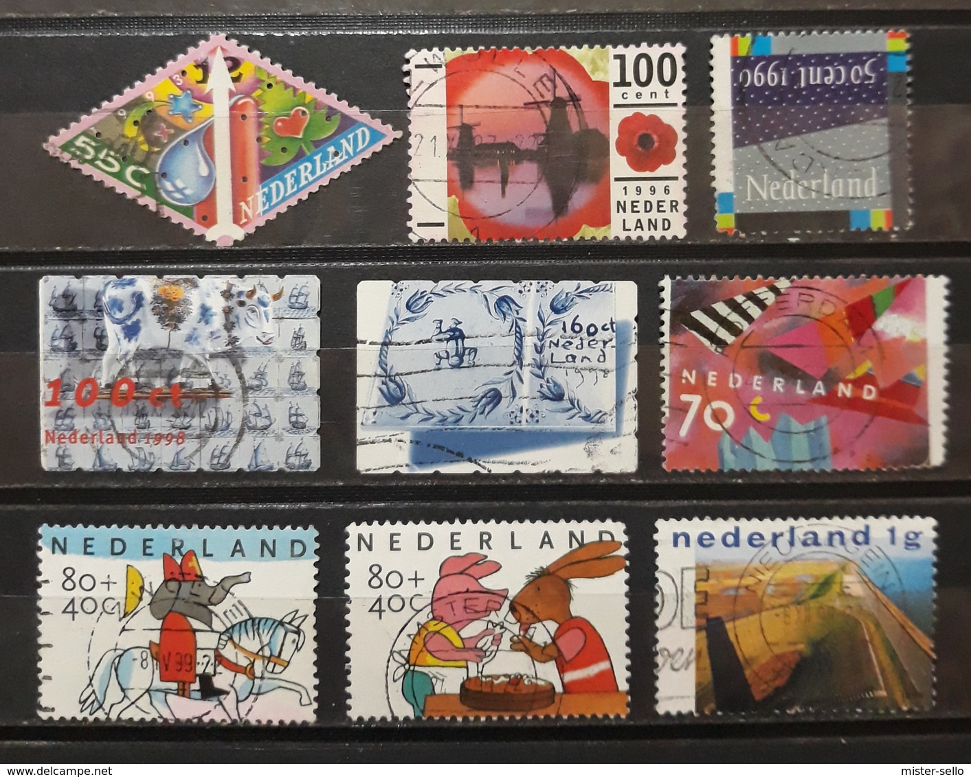 HOLANDA 1990- 1999. LOTE DE SELLOS USADOS - USED. - Usados