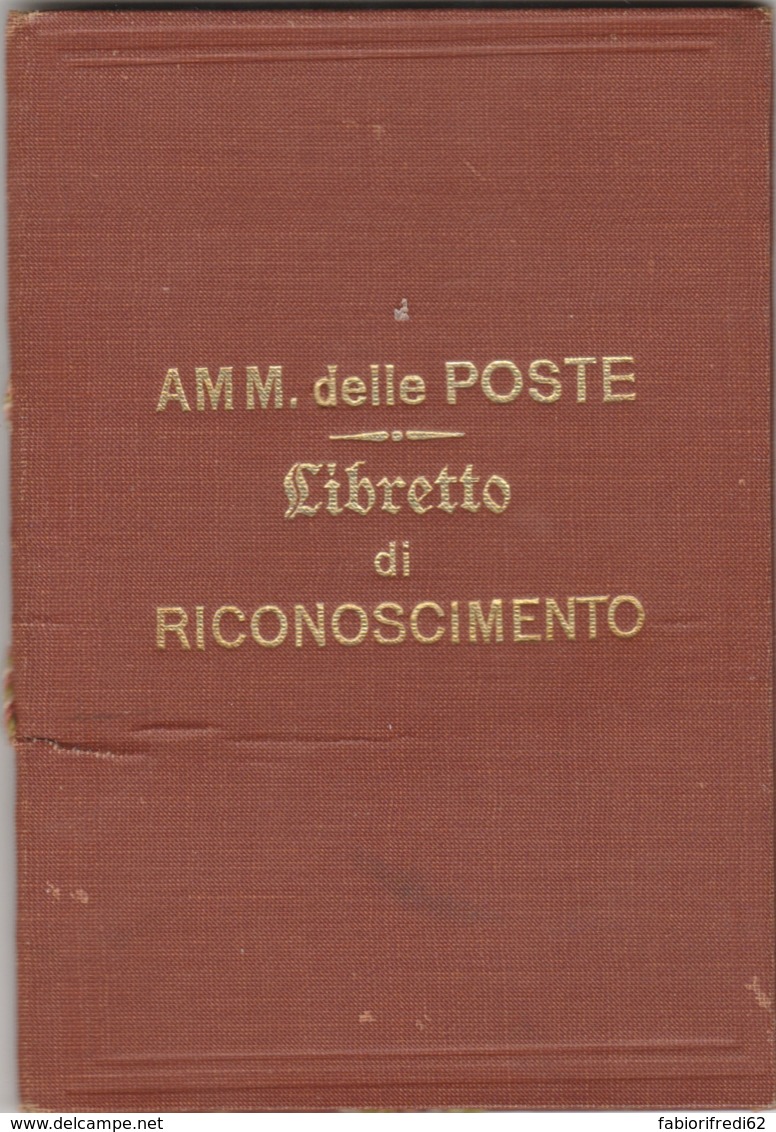 POSTE -LIBRETTO RICONOSCIMENTO 1918  (LV788 - Italia