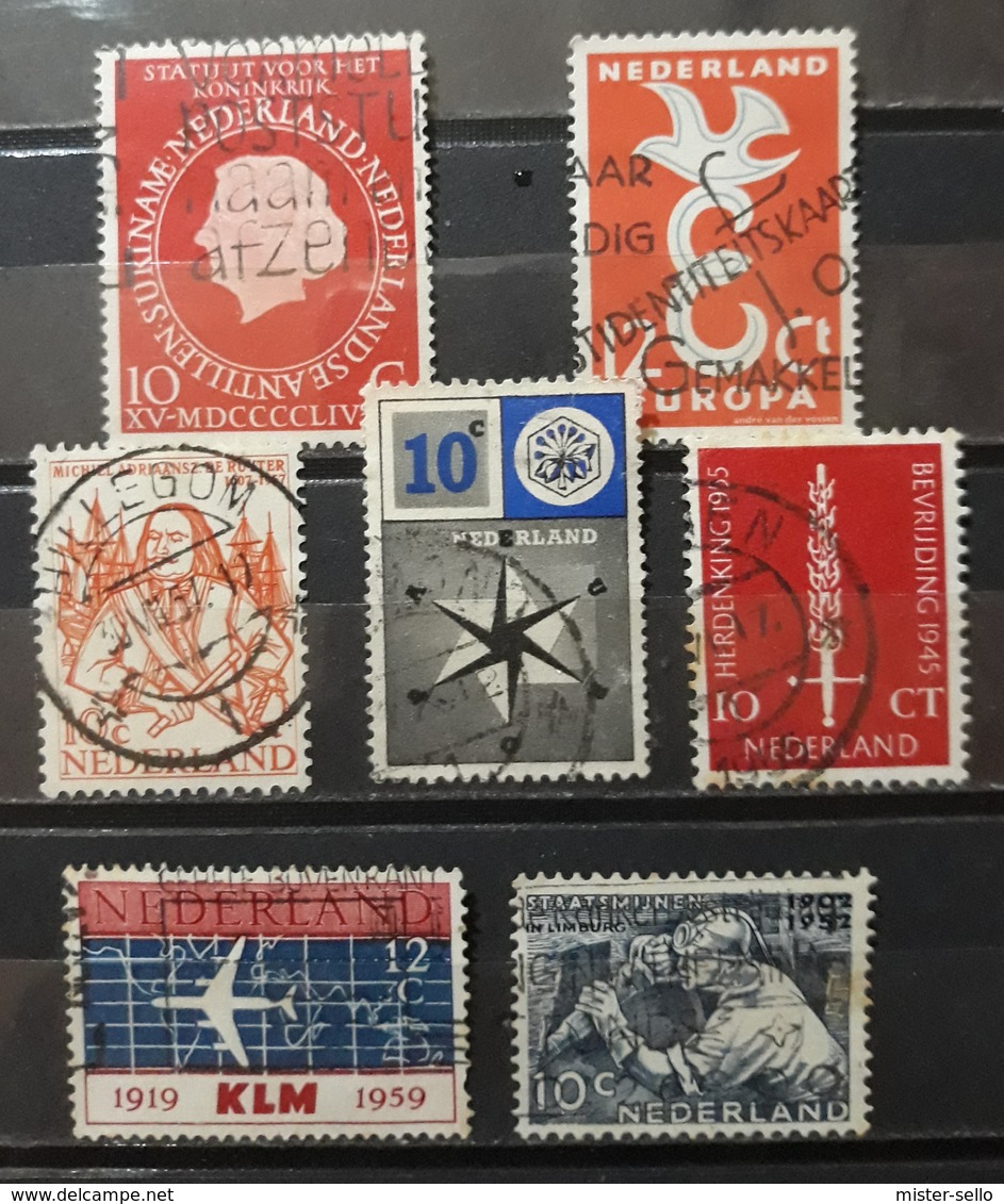 HOLANDA 1949- 1959. LOTE DE SELLOS USADOS - USED. - Usados