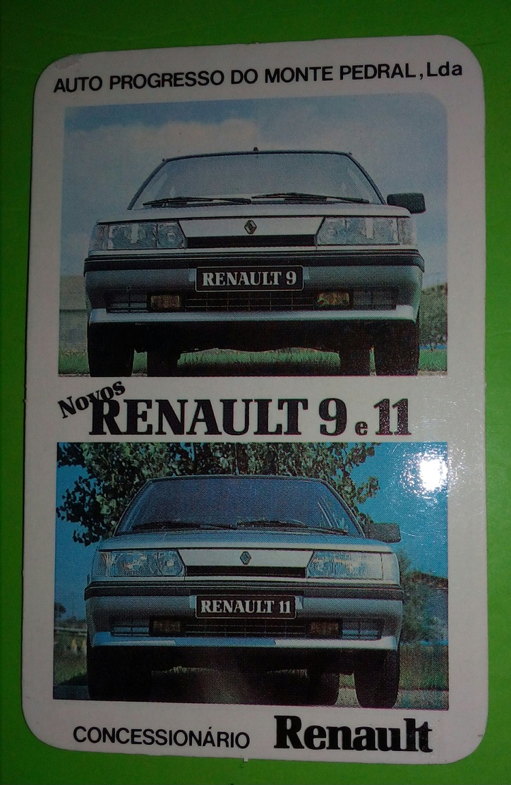 Calendrier De Poche RENAULT. 1987 - Small : 1981-90