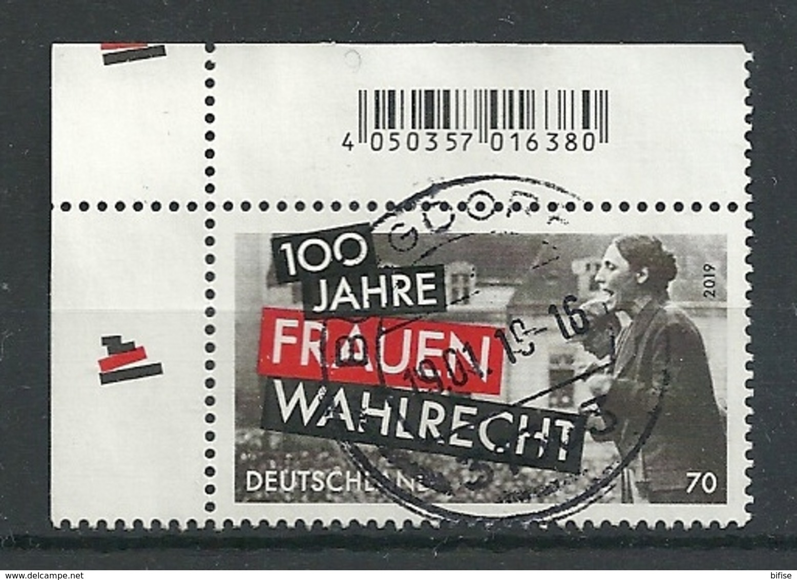 ALEMANIA 2019 - MI 3435 100 UJahre Frauen Wahlrecht - Used Stamps