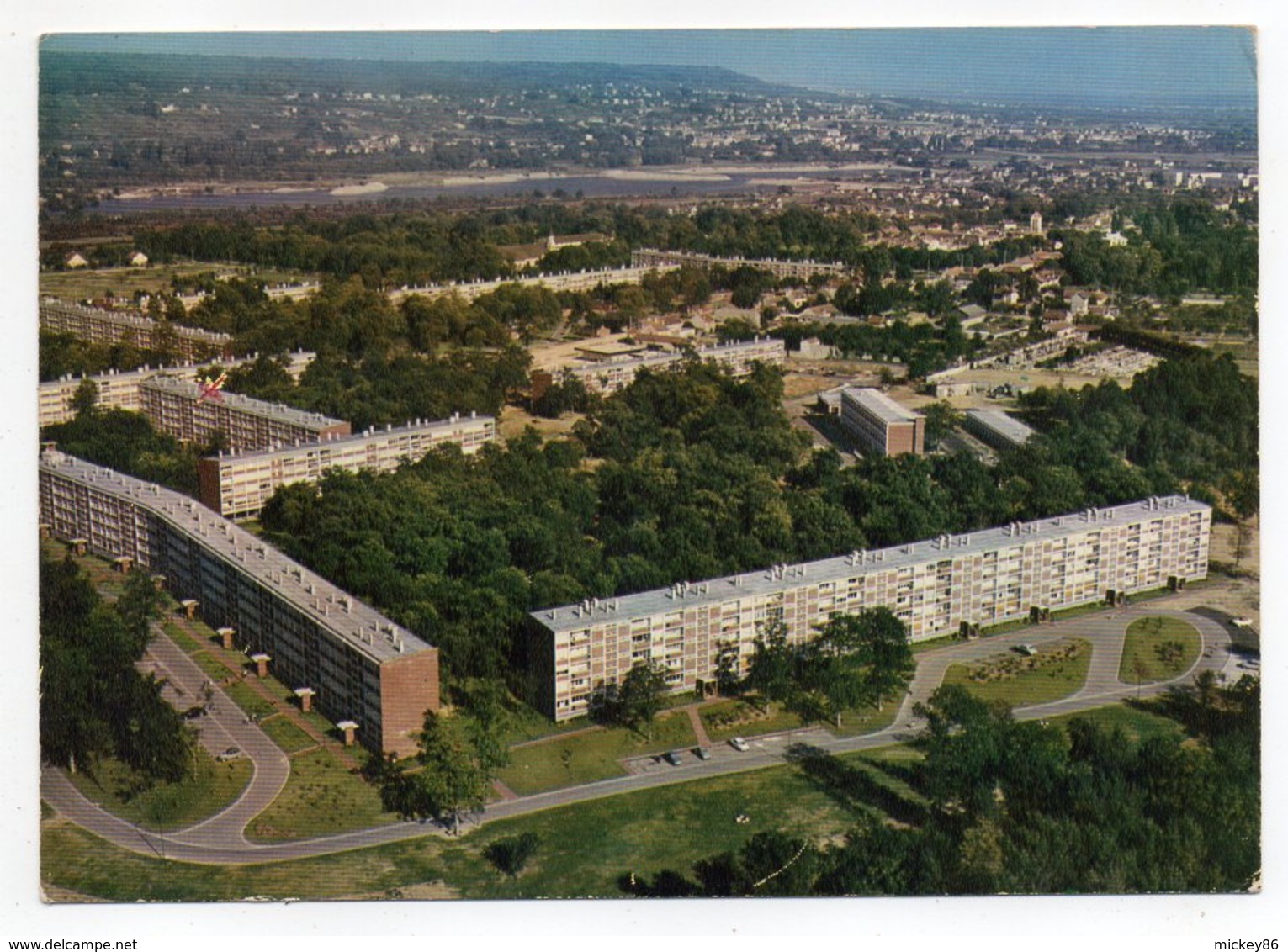 VERNEUIL SUR SEINE--Vue Aérienne-- La Garenne Et Le Parc Noir (cité,immeubles ) - Verneuil Sur Seine
