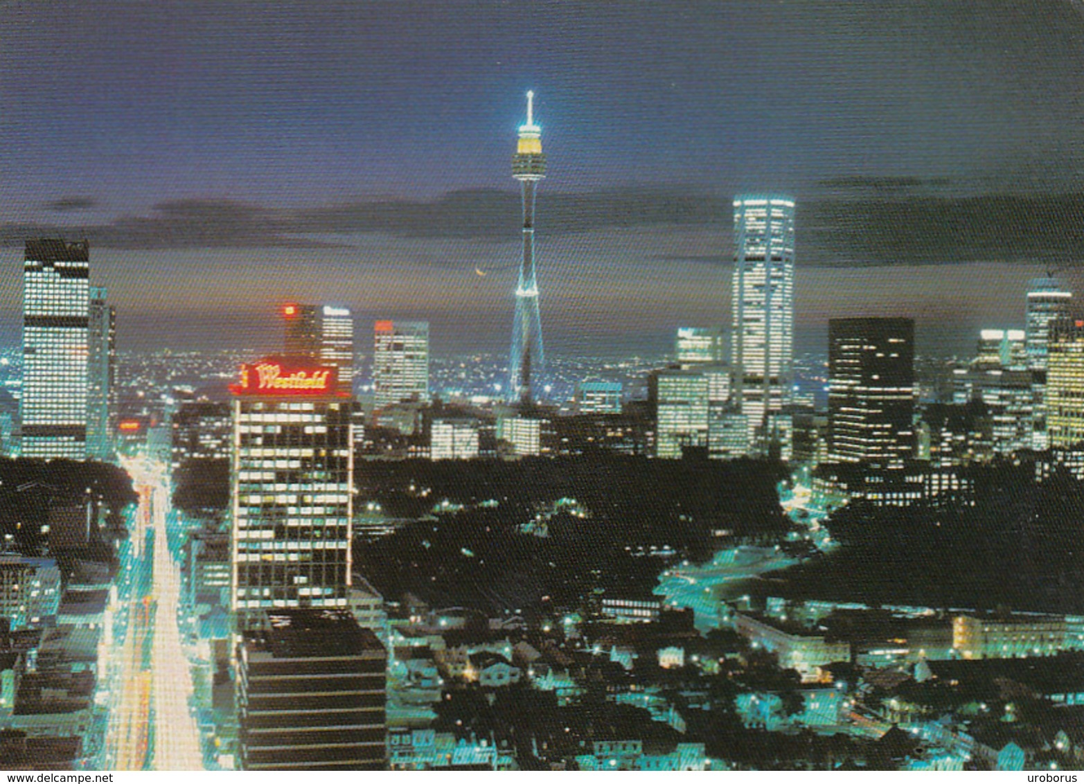 AUSTRALIA - Sydney 1984 - Sydney By Night Dominated By The Centre-point Tower - Sydney