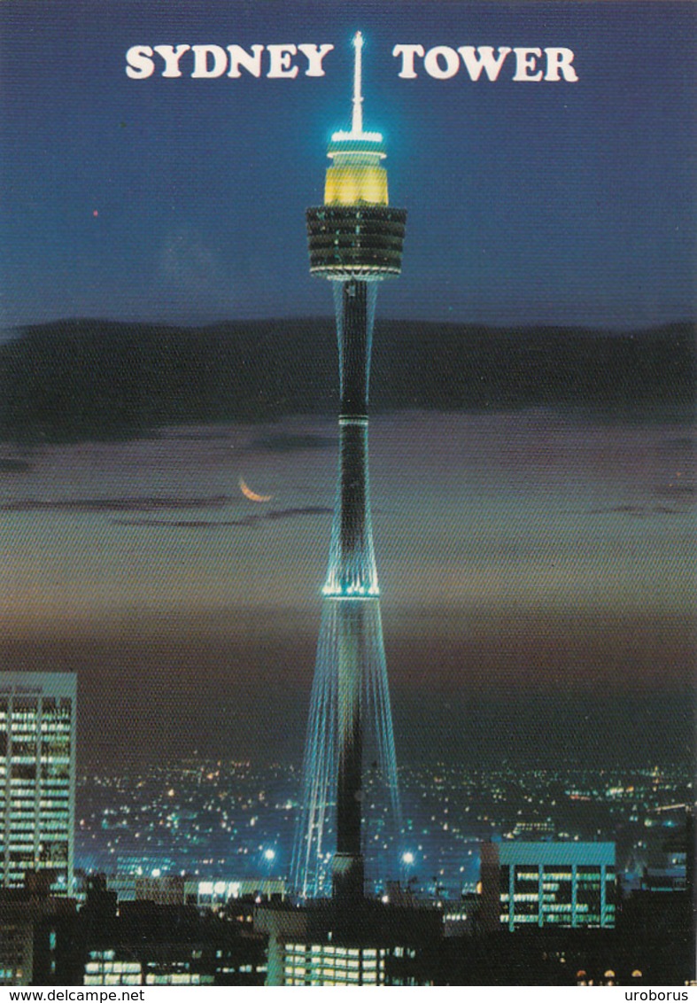 AUSTRALIA - Sydney Tower Floodlit - Sydney