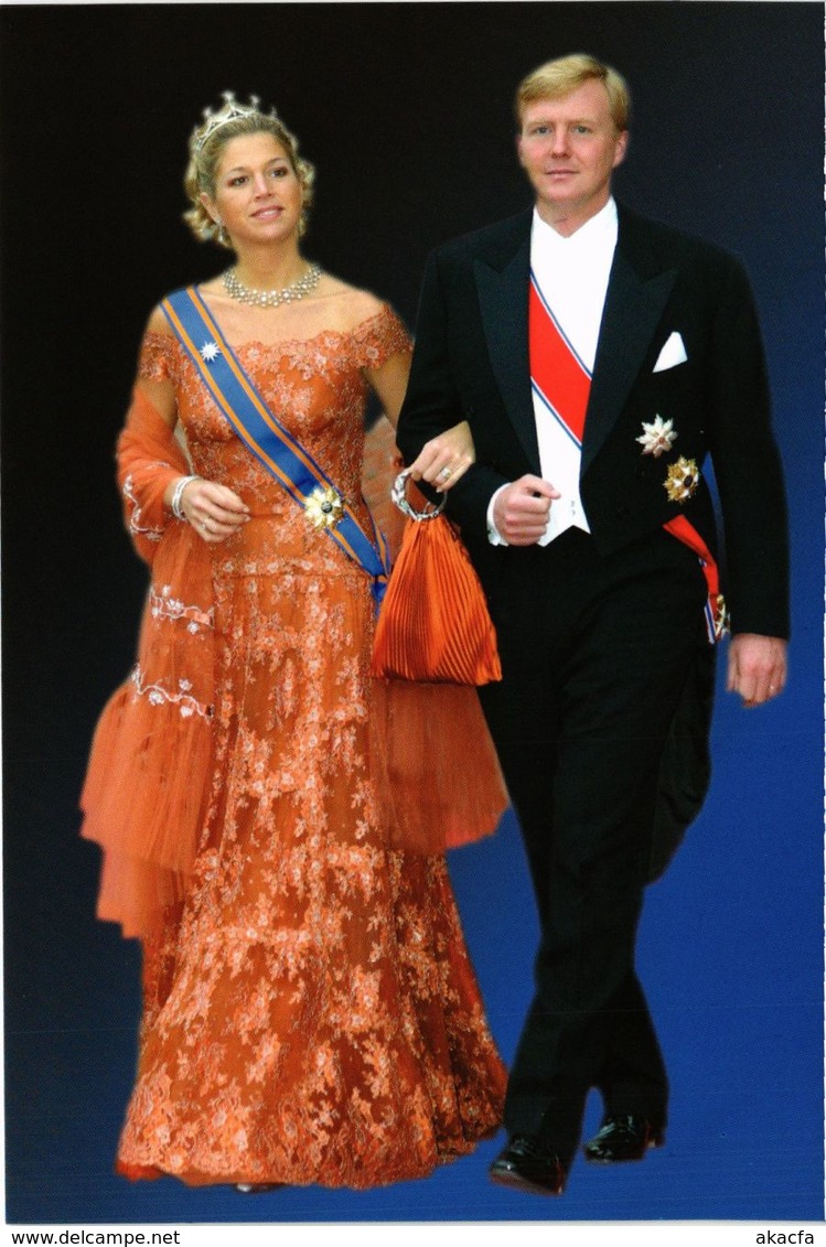 CPM ZKH Prins Willem Alexander En HKH Prinses Maxima DUTCH ROYALTY (814303) - Familles Royales