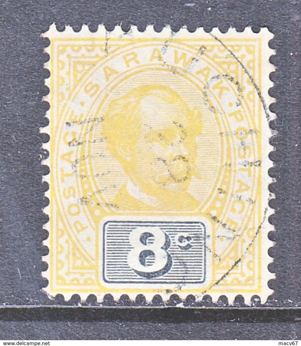 SARAWAK  40    (o)    1899-1908  Issue  " Postage " - Sarawak (...-1963)