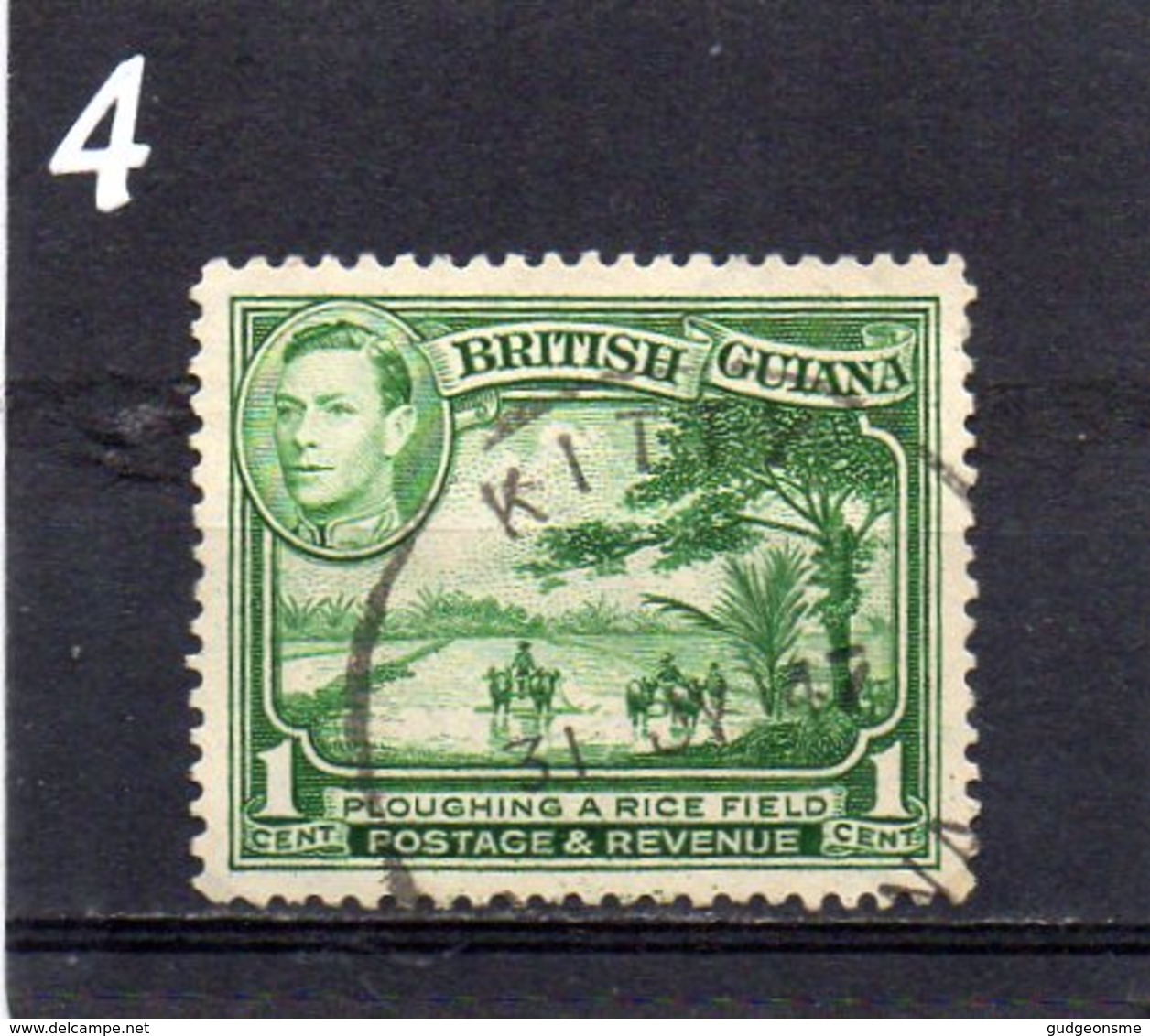 1936 GV1 1c Used - British Guiana (...-1966)