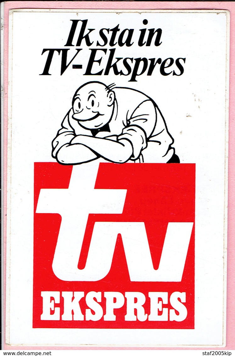 Sticker - Suske En Wiske - Ik Sta In TV Ekspres - Lambic I - Autocollants