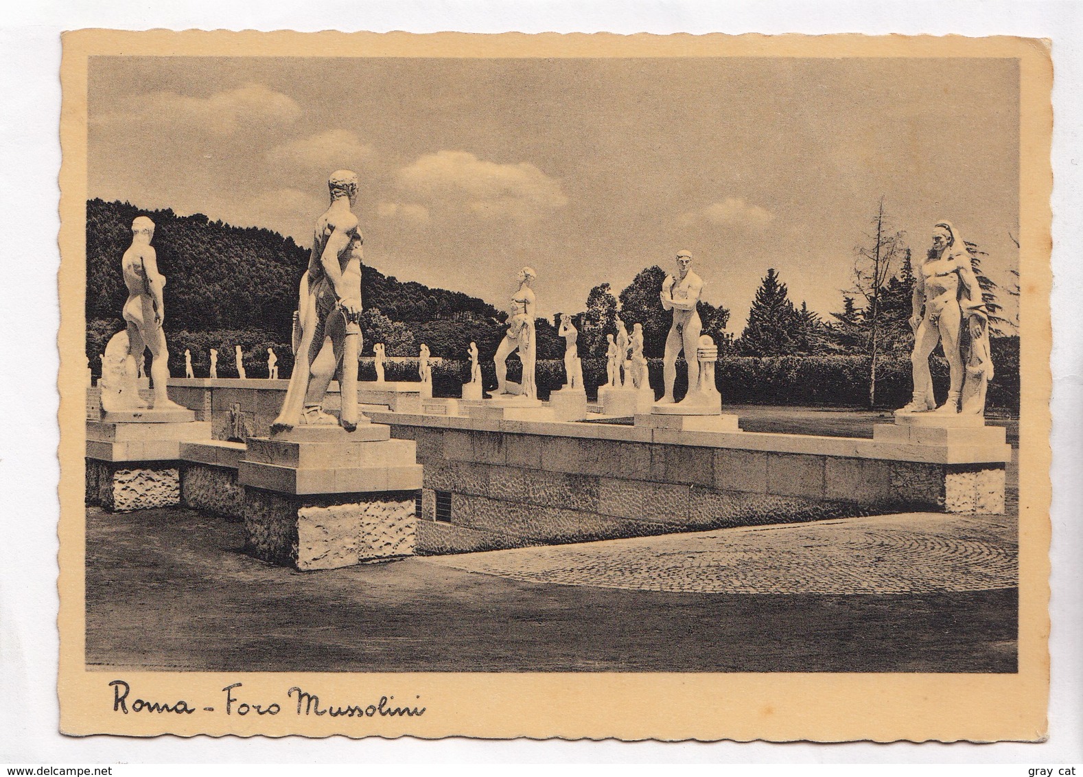 Roma, Foro Mussolini, Unused Postcard [23035] - Other Monuments & Buildings