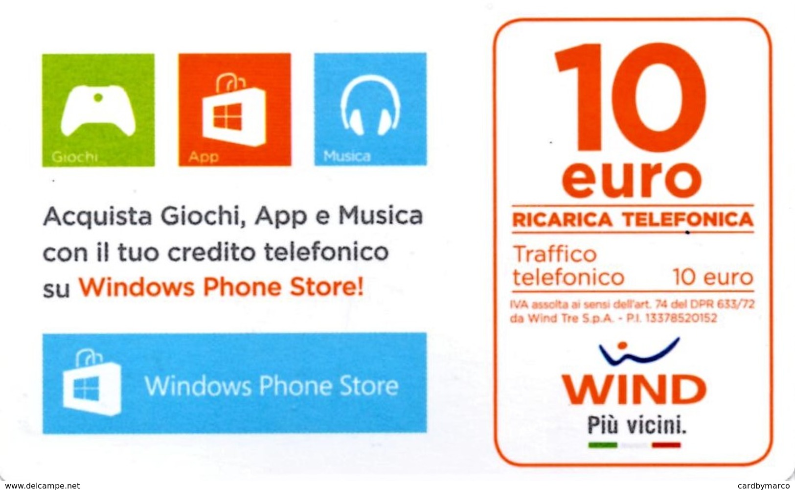 *ITALIA - WIND* - Ricarica Usata (sc. 31 / 12 / 2021) Variante? - [2] Sim Cards, Prepaid & Refills