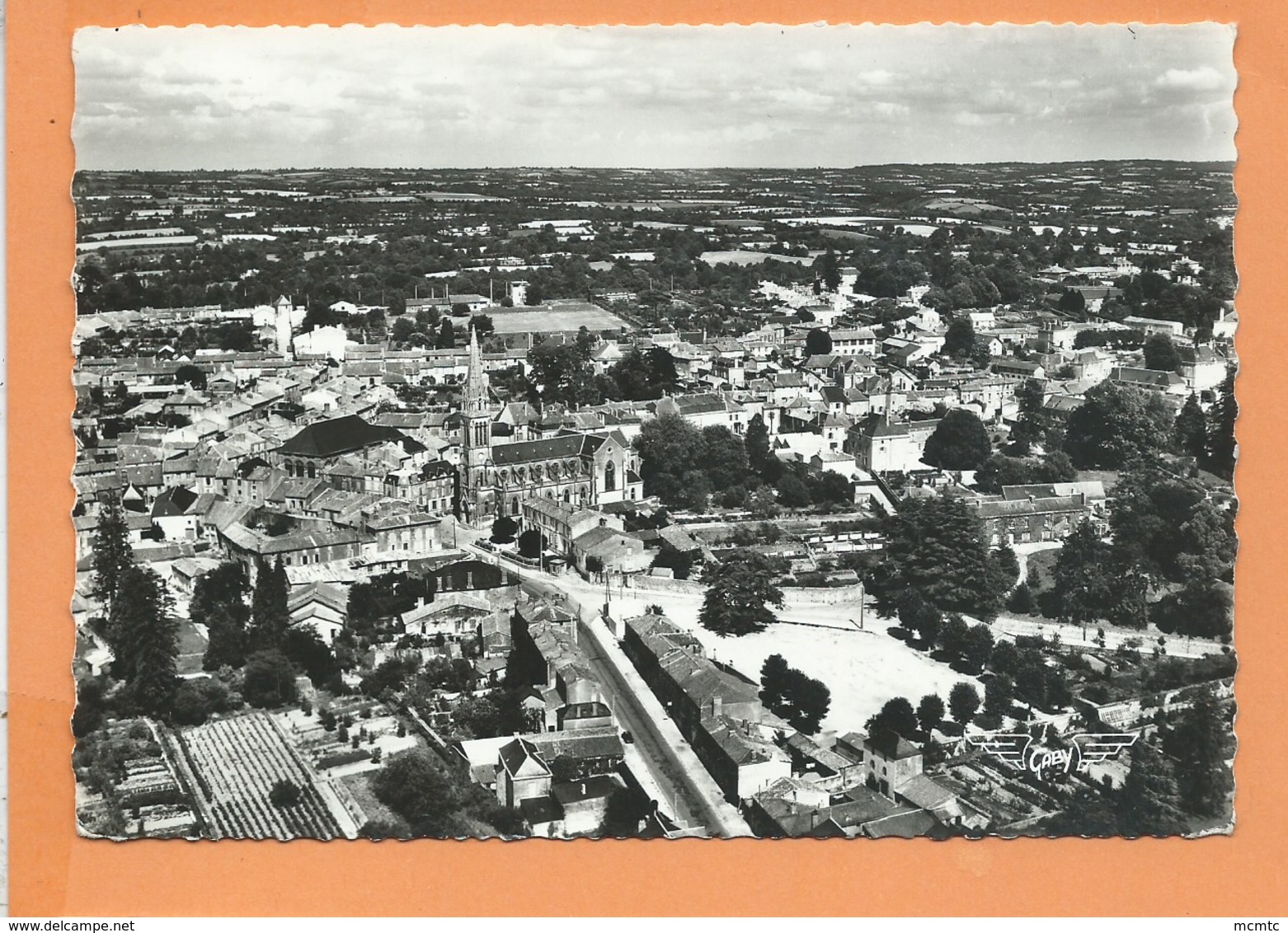 CPSM Grand Format - La France Vue Du Ciel - 1  - Le Chataigneraie -(Vendée ) - Vue Générale - La Chataigneraie