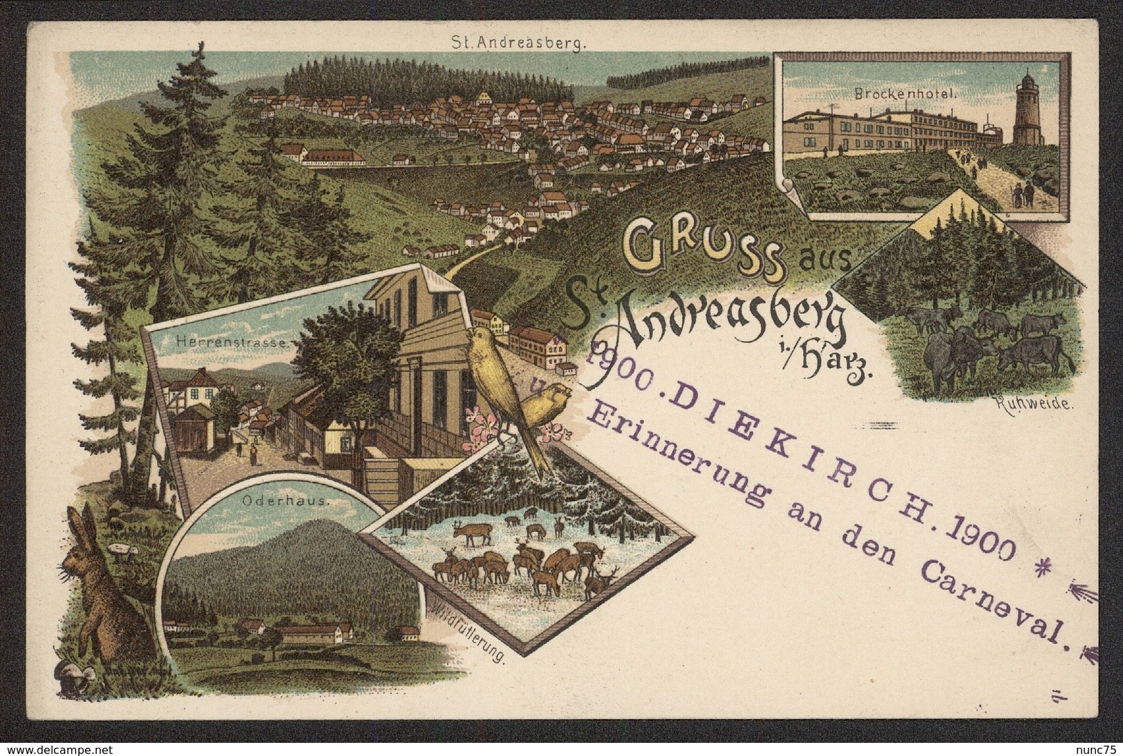 NEW - DIEKIRCH   Um 1900   St. Andreasberg I. Harz, Brockenhotel Ruhweide Oderhaus Cavalcade - Diekirch