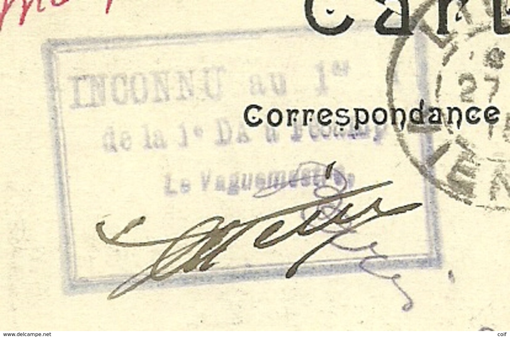 Kaart Vanuit PARIS Naar "Soldat Belge / Hopital" Doorverzonden FECAMP /Camp D'Auvour, Stempel INCONNU Au 1°.... - Armée Belge