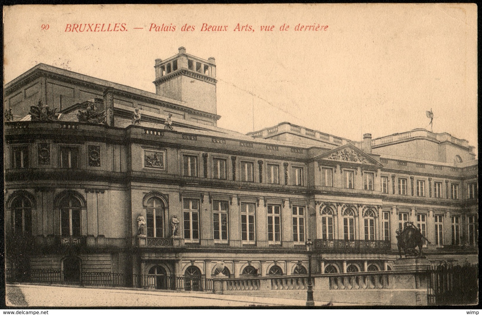 Bruxelles :  Palais De Beaux Arts, Vue De Derrière - Monuments, édifices