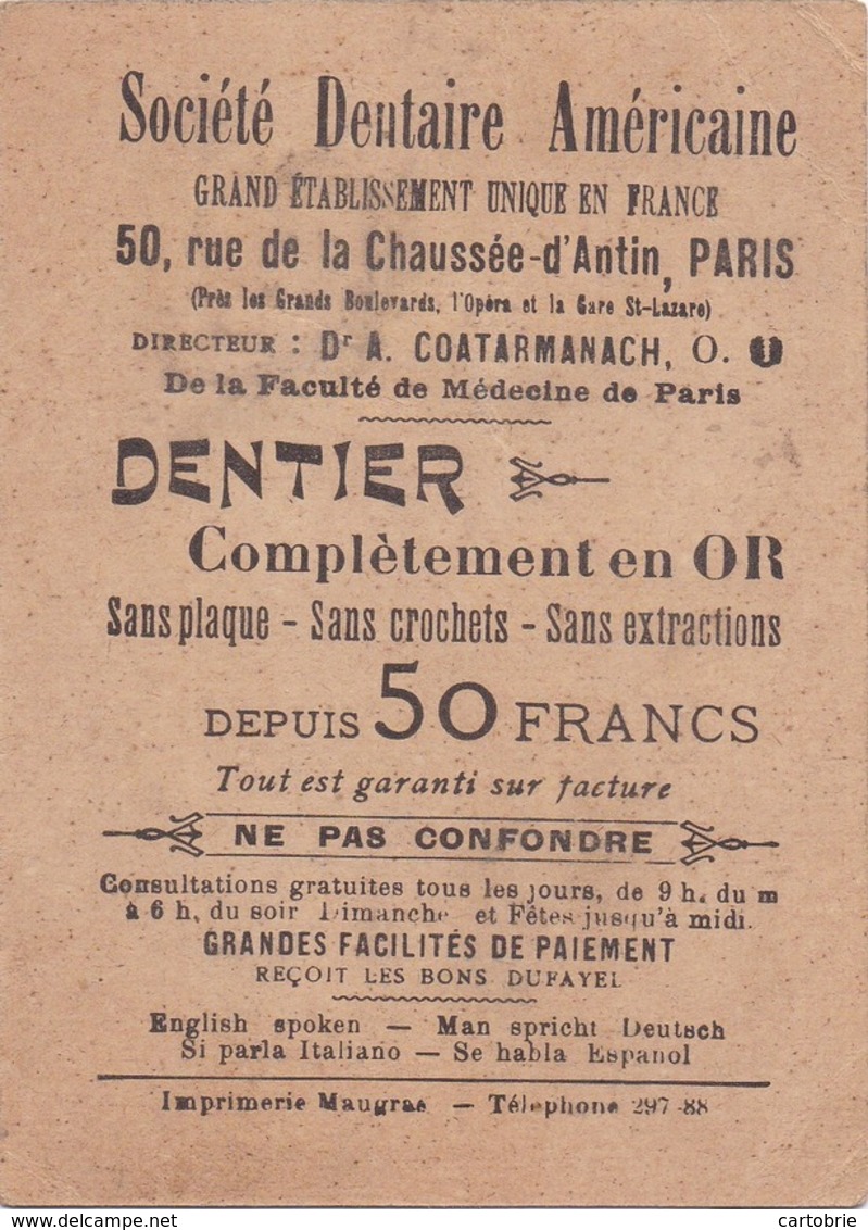 Société Dentaire Américaine, Paris - Artis Historia