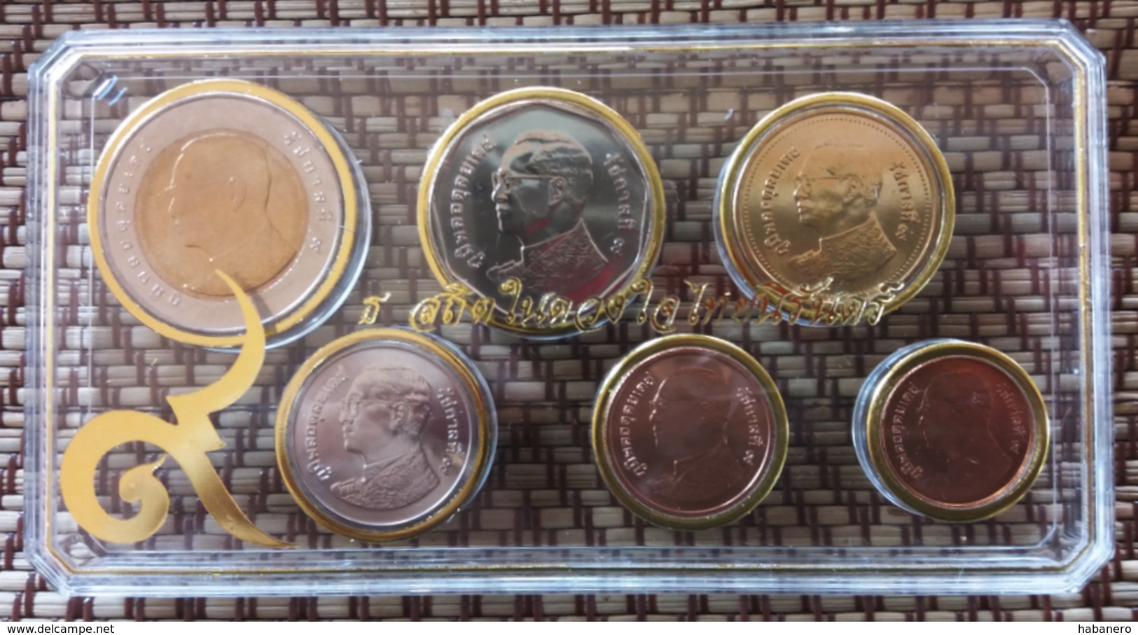 THAILAND 2016 LAST COIN SET KING BHUMIBOL UNC MINT - Tailandia