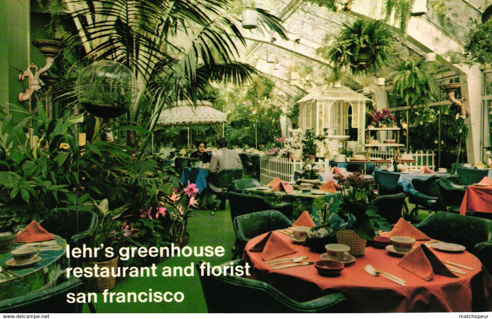 ETATS UNIS - LEHR'S GREENHOUSE RESTAURANT AND FLORIST SAN FRANCISCO - Autres & Non Classés