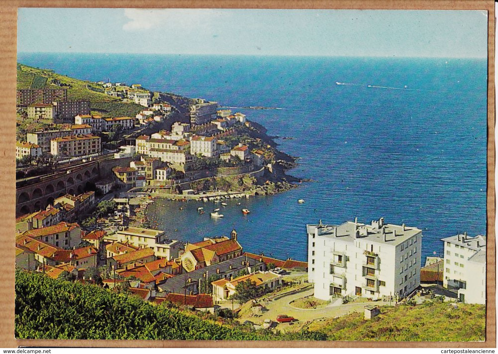 X66160 Peu Commun CERBERE (66) Construction Immeubles Bloc Méditerranée Et Rocher Du Phare 1960s SL 35.650 - Cerbere