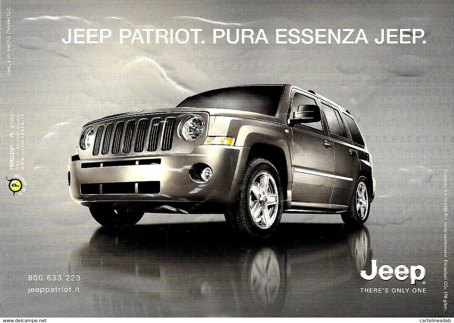 [MD2820] CPM - JEEP PATRIOT - PURA ESSENZA JEEP - IN RILIEVO - PROMOCARD 8583 - Non Viaggiata - Turismo