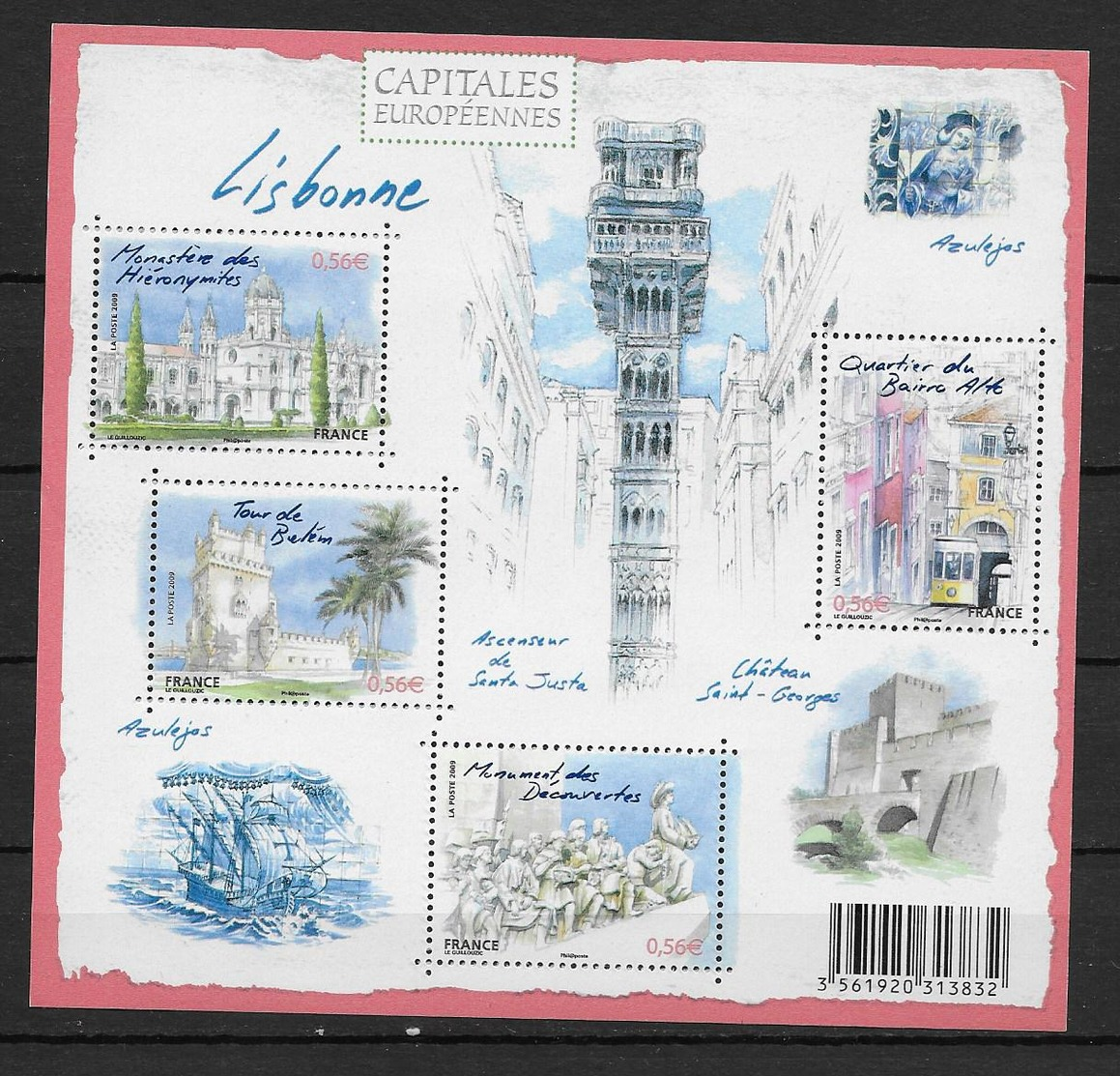 Capitales Européennes. Lisbonne - Unused Stamps