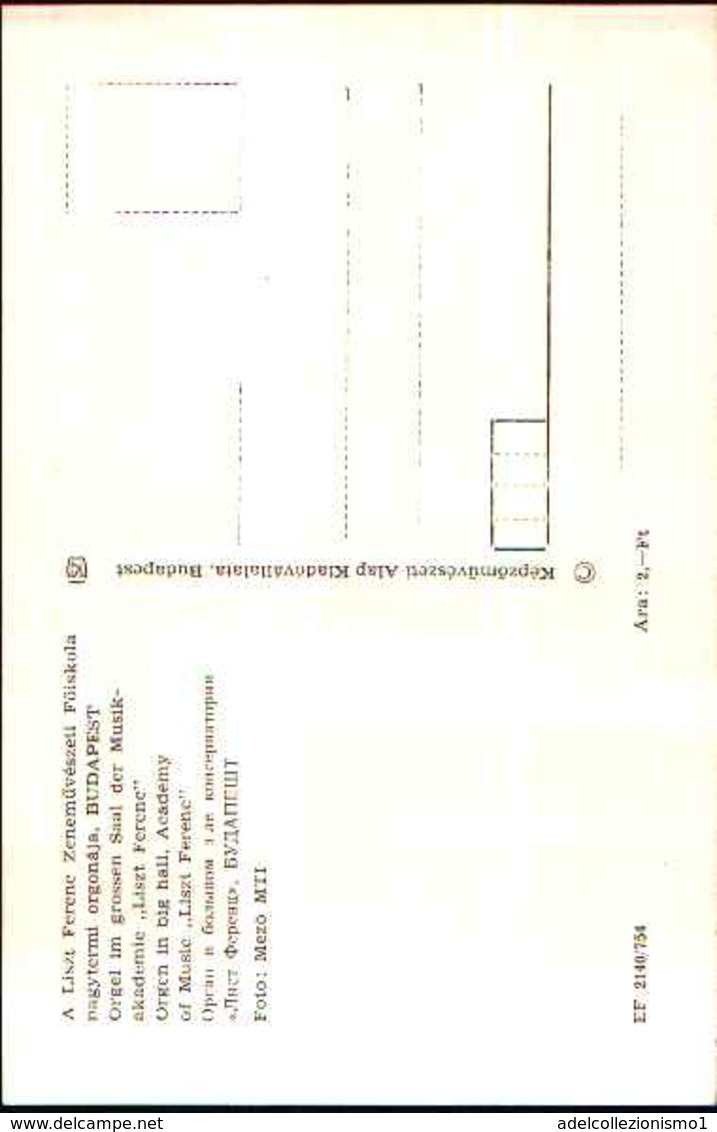 91563) UNGHERIA CARTOLINA  FDC -1975 Music/FRANZ LISZT Academy/Organo/ORCHESTRA/compositori 4-11-1975 ANNULLO SPECIALE - FDC