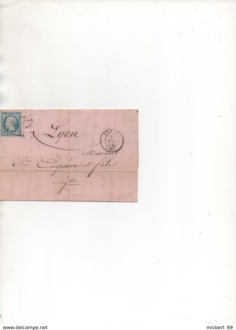 Lot  Mars CA :  Lettre - 1849-1876: Classic Period