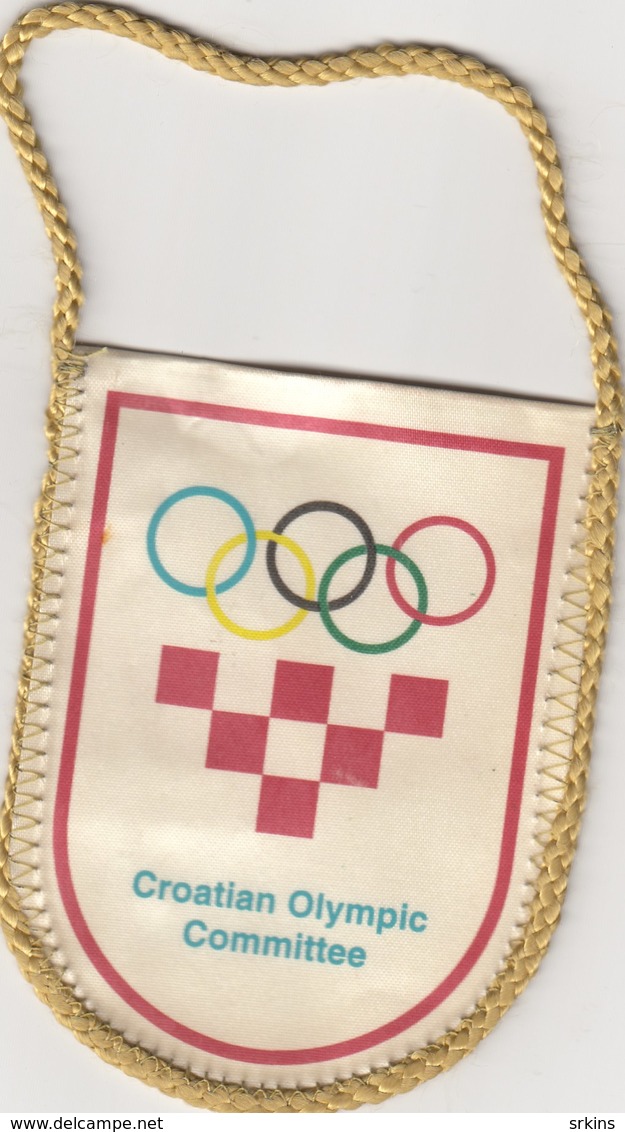 Pennant Croatia Olympic Committee Hrvatska NOC - Apparel, Souvenirs & Other