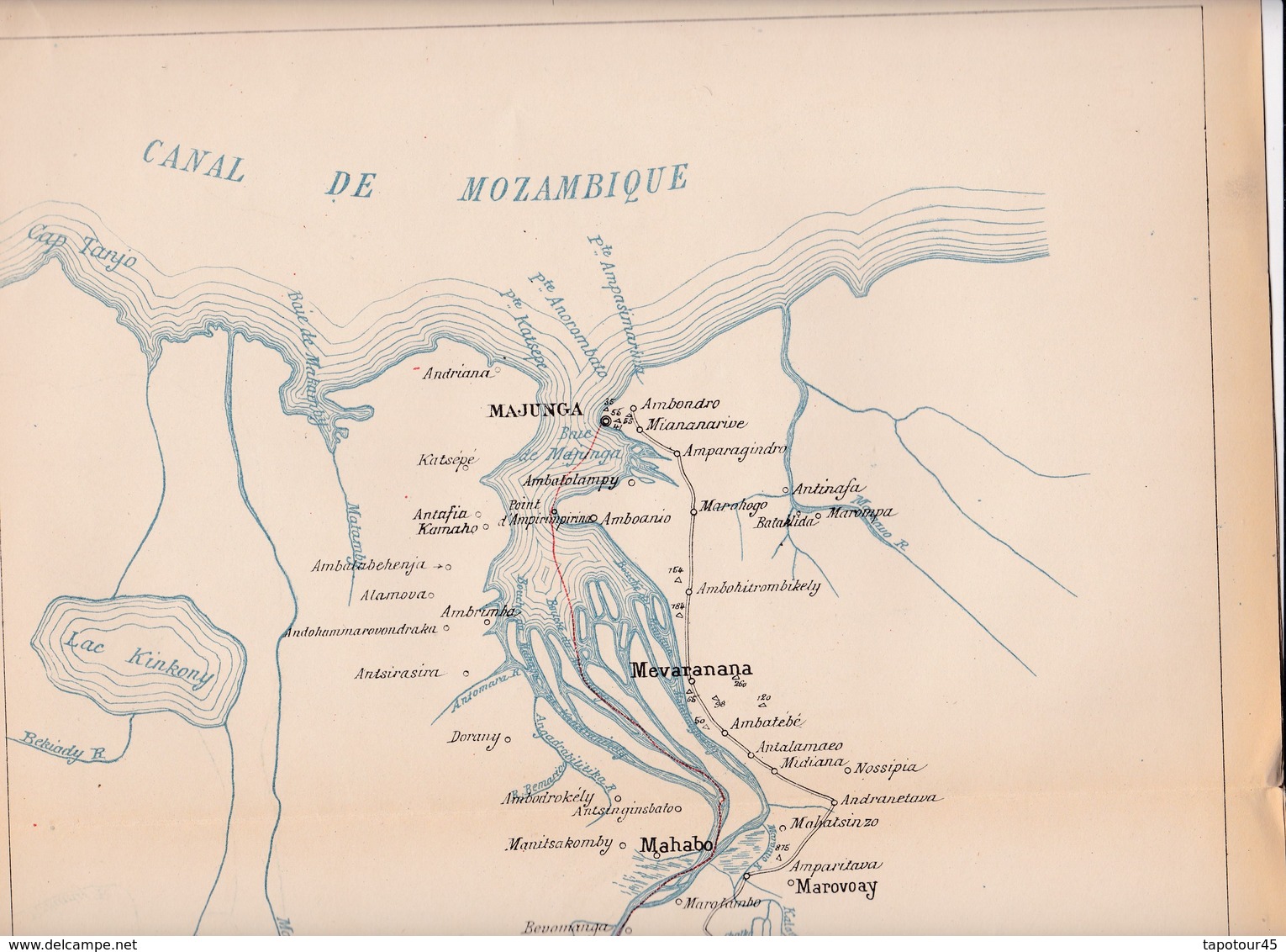 Th )Document   Chemin de fer de Tananarive a la mer 1899 /230 pages plus les Cartes 1899> Ile de Madagascar