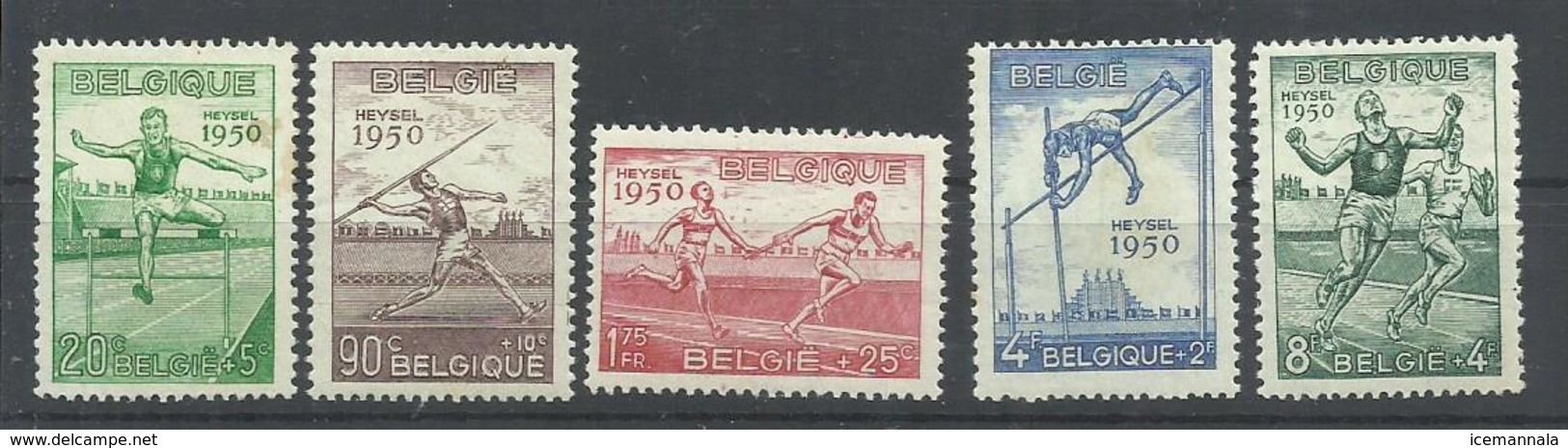 BELGICA  YVERT  827/31  MNH  ** ( EL 827 TIENE SOMBRAS DEL TIEMPO) - 1936-1951 Poortman