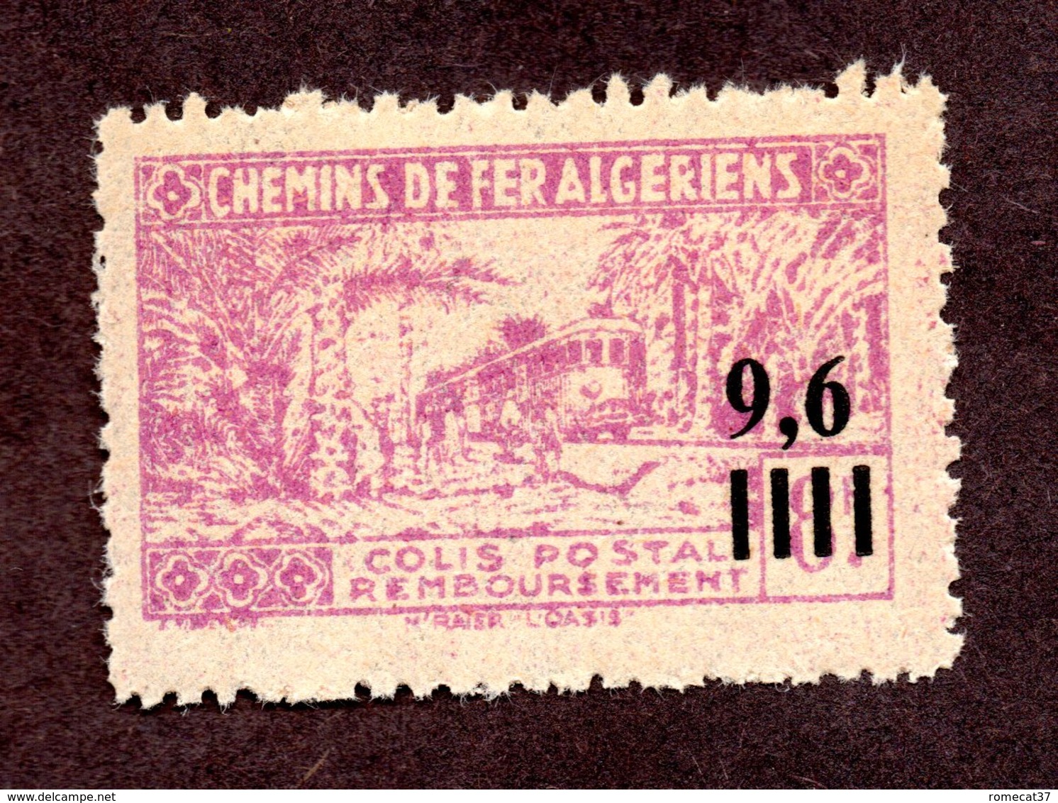 Algérie Colis Postaux  N°159b N** LUXE  Cote 15 Euros !!!RARE - Parcel Post