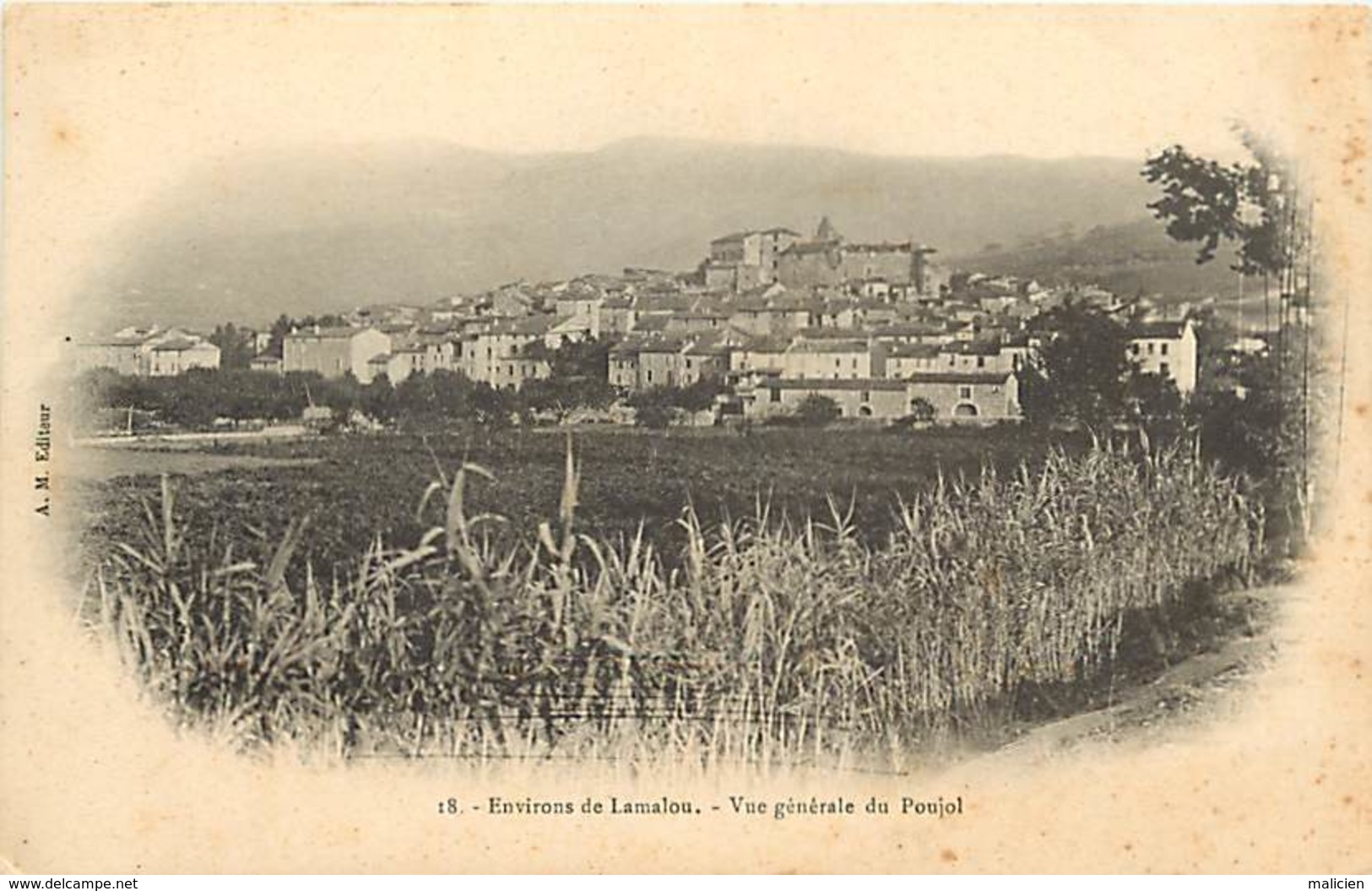 -dpts Div.-ref-AG379- Hérault - Poujol - Environs De Lamalou Les Bains - Vue Generale - Carte Bon Etat - - Autres & Non Classés