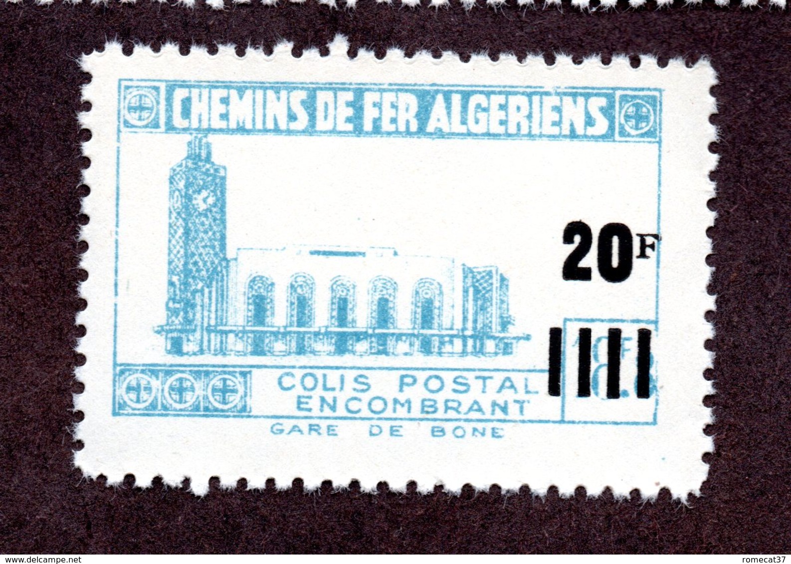 Algérie Colis Postaux  N°179a Sans Batiment Ni Surcharge N** LUXE  Cote 22 Euros !!!RARE - Pacchi Postali