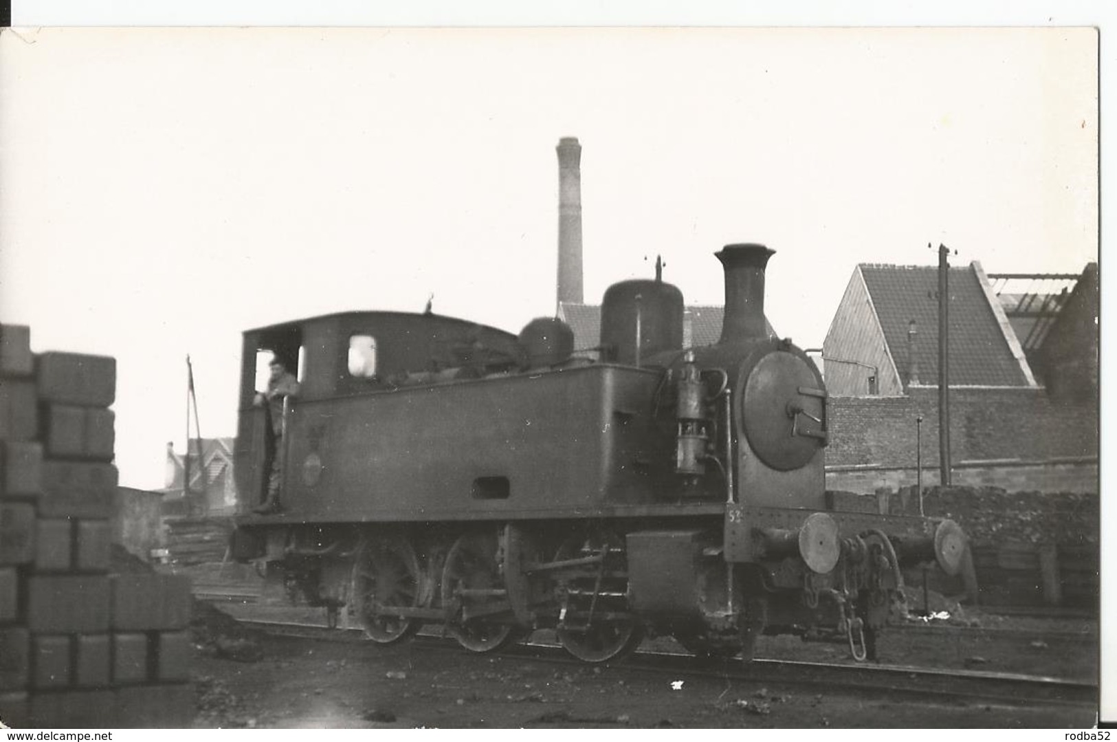 Photo - Locomotive - La Meuse  (Belgique ) - Machine 53 - - Trains