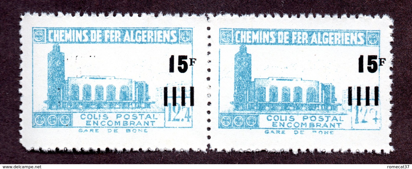 Algérie Colis Postaux  N°178 Sans Surcharge Avec Faciale Défectueuse N** LUXE  Cote 55 Euros !!!RARE - Parcel Post