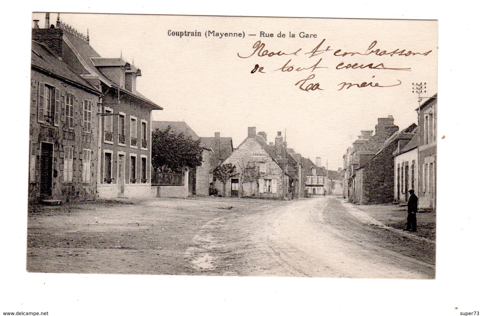 CPA 53 - Couptrain ( Mayenne ) - Rue De La Gare - Couptrain