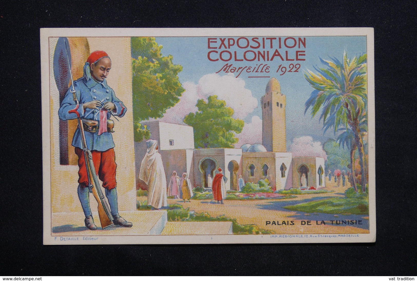 EXPOSITION - Carte Postale  - Exposition Coloniale De Marseille De 1922 , Palais De La Tunisie - L 24648 - Expositions